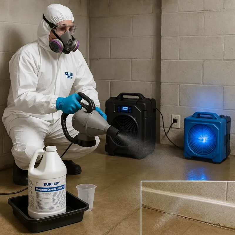 Sanitization and Odor Removal process in Hanover, MN