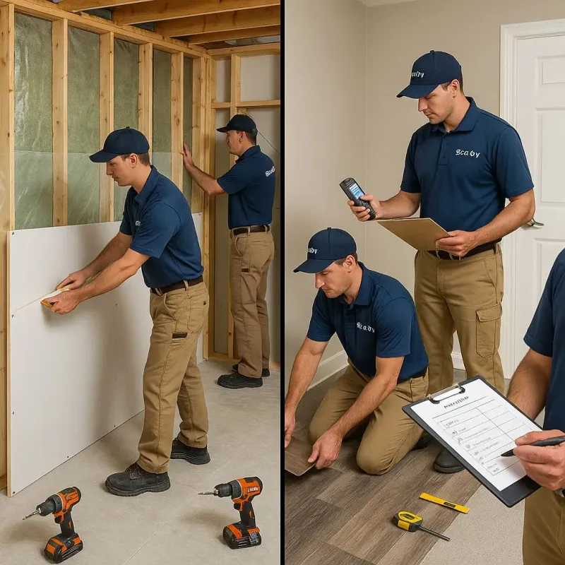 Repairs and Reconstruction process in Hanover, MN